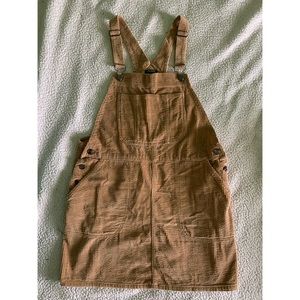 Corduroy overall dress
